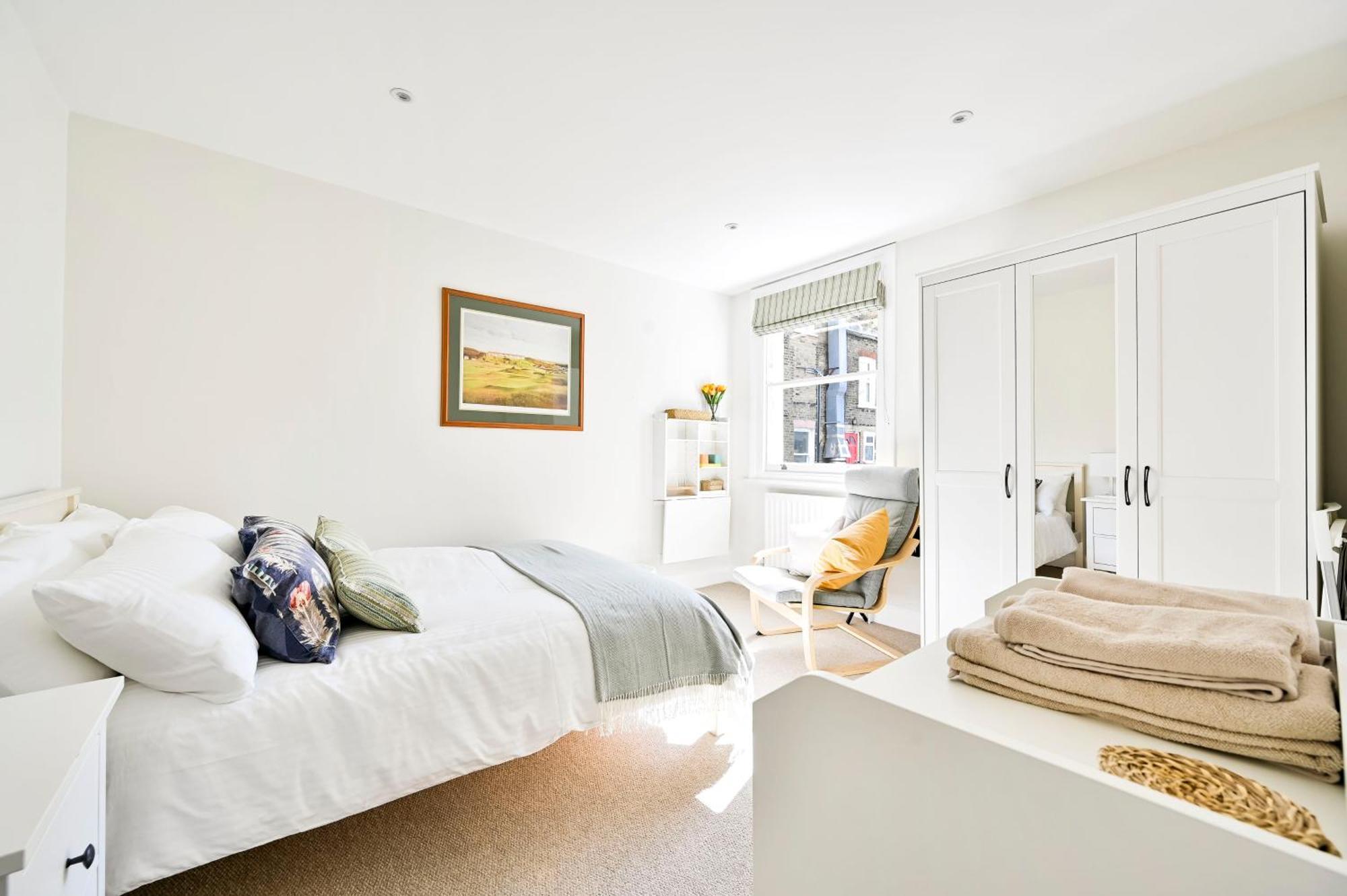 New Chic 3-Bed Flat In Clapham Apartment Londra Exterior foto